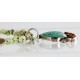 Handmade Certified Authentic Navajo .925 Sterling Silver Turquoise, Gaspeite and Coral Native American Necklace 390851652619