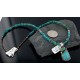 Handmade Certified Authentic Navajo .925 Sterling Silver  Turquoise Native American Necklace 370886492449