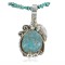 Handmade Certified Authentic Navajo .925 Sterling Silver Turquoise Native American Necklace 370906043261