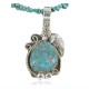 Handmade Certified Authentic Navajo .925 Sterling Silver Turquoise Native American Necklace 370906043261