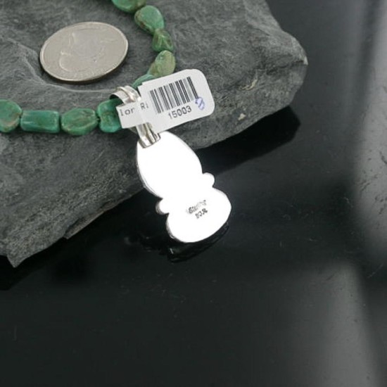 Handmade Certified Authentic Navajo .925 Sterling Silver  Turquoise Native American Necklace 370907929271