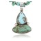 Handmade Certified Authentic Navajo .925 Sterling Silver Turquoise Native American Necklace 370910255564