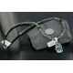 Handmade Certified Authentic Navajo .925 Sterling Silver Turquoise Native American Necklace 370910273613