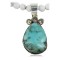 Handmade Certified Authentic Navajo .925 Sterling Silver Turquoise Native American Necklace 370915496101