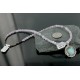 Handmade Certified Authentic Navajo .925 Sterling Silver Turquoise Native American Necklace 370964341687