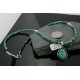 Handmade Certified Authentic Navajo .925 Sterling Silver Turquoise Native American Necklace 370970792926