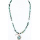 Handmade Certified Authentic Navajo .925 Sterling Silver Turquoise Native American Necklace 371016815919