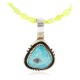 Handmade Certified Authentic Navajo .925 Sterling Silver Turquoise Native American Necklace 371016874340