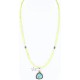 Handmade Certified Authentic Navajo .925 Sterling Silver Turquoise Native American Necklace 371016874340
