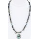 Handmade Certified Authentic Navajo .925 Sterling Silver Turquoise Native American Necklace 371029409820