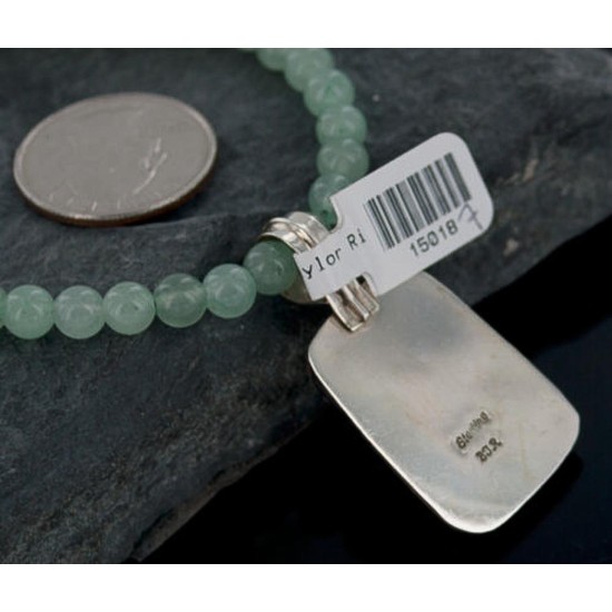 Handmade Certified Authentic Navajo .925 Sterling Silver Turquoise Native American Necklace 390652794363