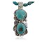 Handmade Certified Authentic Navajo .925 Sterling Silver Turquoise Native American Necklace 390653416620