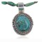 Handmade Certified Authentic Navajo .925 Sterling Silver Turquoise Native American Necklace 390654582187