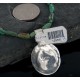 Handmade Certified Authentic Navajo .925 Sterling Silver Turquoise Native American Necklace 390654582187