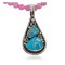 Handmade Certified Authentic Navajo .925 Sterling Silver Turquoise Native American Necklace 390654599448