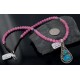 Handmade Certified Authentic Navajo .925 Sterling Silver Turquoise Native American Necklace 390654599448