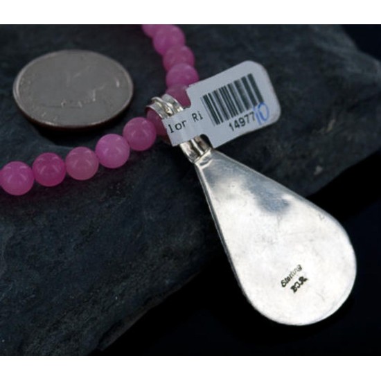 Handmade Certified Authentic Navajo .925 Sterling Silver Turquoise Native American Necklace 390654599448