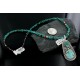 Handmade Certified Authentic Navajo .925 Sterling Silver Turquoise Native American Necklace 390661995864