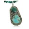Handmade Certified Authentic Navajo .925 Sterling Silver Turquoise Native American Necklace 390661995864