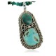 Handmade Certified Authentic Navajo .925 Sterling Silver Turquoise Native American Necklace 390661995864