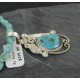 Handmade Certified Authentic Navajo .925 Sterling Silver Turquoise Native American Necklace 390673583619