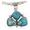 Handmade Certified Authentic Navajo .925 Sterling Silver Turquoise Native American Necklace 390675991086