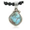 Handmade Certified Authentic Navajo .925 Sterling Silver Turquoise Native American Necklace 390687070884