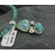Handmade Certified Authentic Navajo .925 Sterling Silver Turquoise Native American Necklace 390725933050