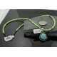 Handmade Certified Authentic Navajo .925 Sterling Silver Turquoise Native American Necklace 390731980759