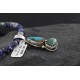 Handmade Certified Authentic Navajo .925 Sterling Silver  Turquoise Native American Necklace 390750315098