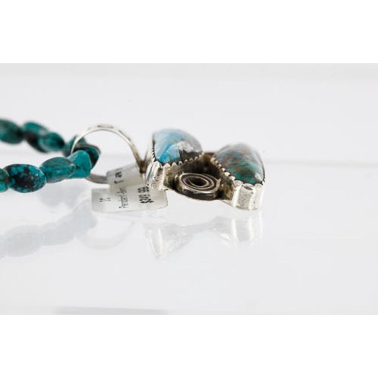 Handmade Certified Authentic Navajo .925 Sterling Silver Turquoise Native American Necklace 390774845420 Handmade Certified Authentic Navajo .925 Sterling Silver Turquoise Native American Necklace 390774845420