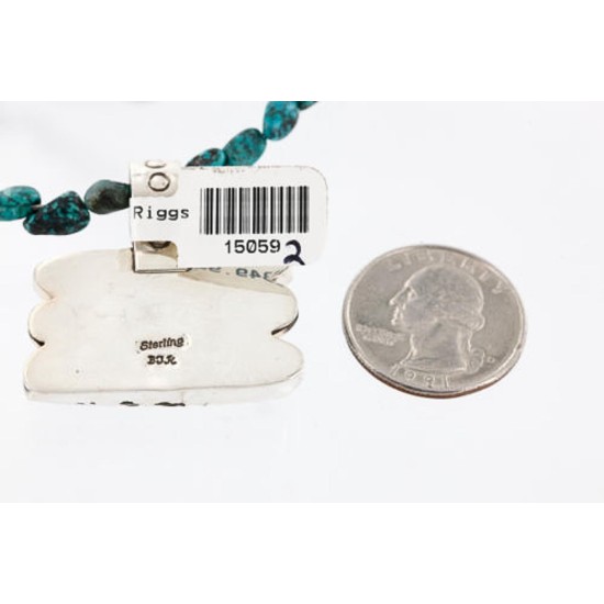 Handmade Certified Authentic Navajo .925 Sterling Silver Turquoise Native American Necklace 390774845420 Handmade Certified Authentic Navajo .925 Sterling Silver Turquoise Native American Necklace 390774845420