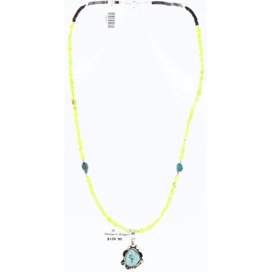 Handmade Certified Authentic Navajo .925 Sterling Silver Turquoise Native American Necklace 390781317325