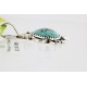 Handmade Certified Authentic Navajo .925 Sterling Silver Turquoise Native American Necklace 390781317325