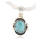 Handmade Certified Authentic Navajo .925 Sterling Silver Turquoise Native American Necklace 390786340866