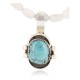 Handmade Certified Authentic Navajo .925 Sterling Silver Turquoise Native American Necklace 390786340866