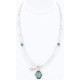 Handmade Certified Authentic Navajo .925 Sterling Silver Turquoise Native American Necklace 390786340866