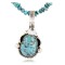 Handmade Certified Authentic Navajo .925 Sterling Silver Turquoise Native American Necklace 390788830101