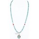 Handmade Certified Authentic Navajo .925 Sterling Silver Turquoise Native American Necklace 390788830101