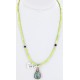 Handmade Certified Authentic Navajo .925 Sterling Silver Turquoise Native American Necklace 390791017442