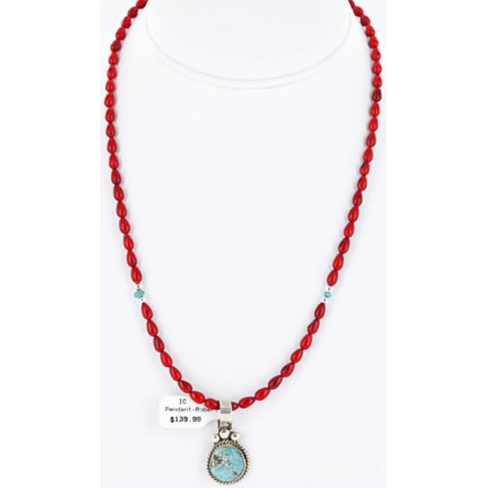 Handmade Certified Authentic Navajo .925 Sterling Silver Turquoise Native American Necklace 390792683925