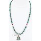 Handmade Certified Authentic Navajo .925 Sterling Silver Turquoise Native American Necklace & Pendant 371017063775