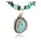 Handmade Certified Authentic Navajo .925 Sterling Silver Turquoise Native American Necklace & Pendant 371017514522