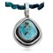 Handmade Certified Authentic Navajo .925 Sterling Silver Turquoise Native American Necklace & Pendant 390738955204