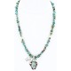 Handmade Certified Authentic Navajo .925 Sterling Silver Turquoise Native American Necklace & Pendant 390789371744