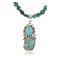 Handmade Certified Authentic Navajo .925 Sterling Silver Turquoise Native American Necklace & Pendant 390800800410