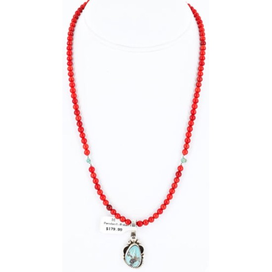 Handmade Certified Authentic Navajo .925 Sterling Silver Turquoise Native American Necklace & Pendants 390789028607