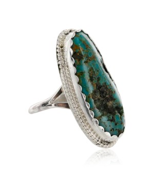 HANDMADE Certified Authentic Navajo .925 Sterling Silver Turquoise Native American Ring  371102852988