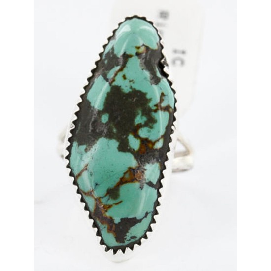 Handmade Certified Authentic Navajo .925 Sterling Silver Turquoise Native American Ring  390784484585