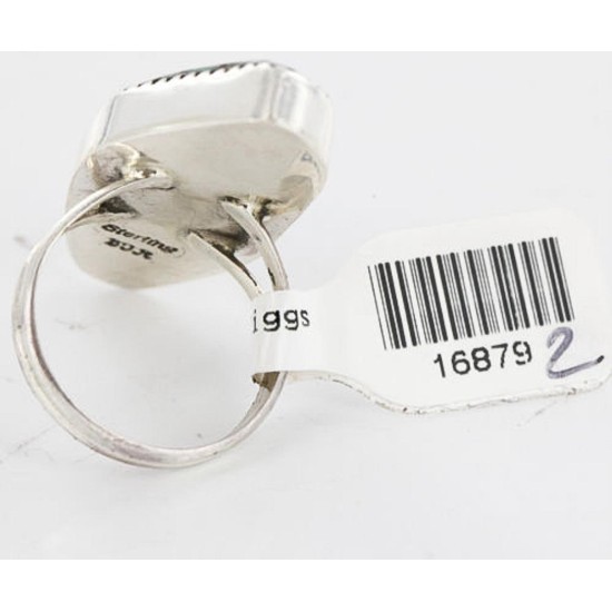 Handmade Certified Authentic Navajo .925 Sterling Silver Turquoise Native American Ring  390784484585